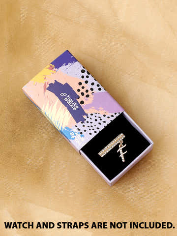 Liberty Initial Watch Charm - F