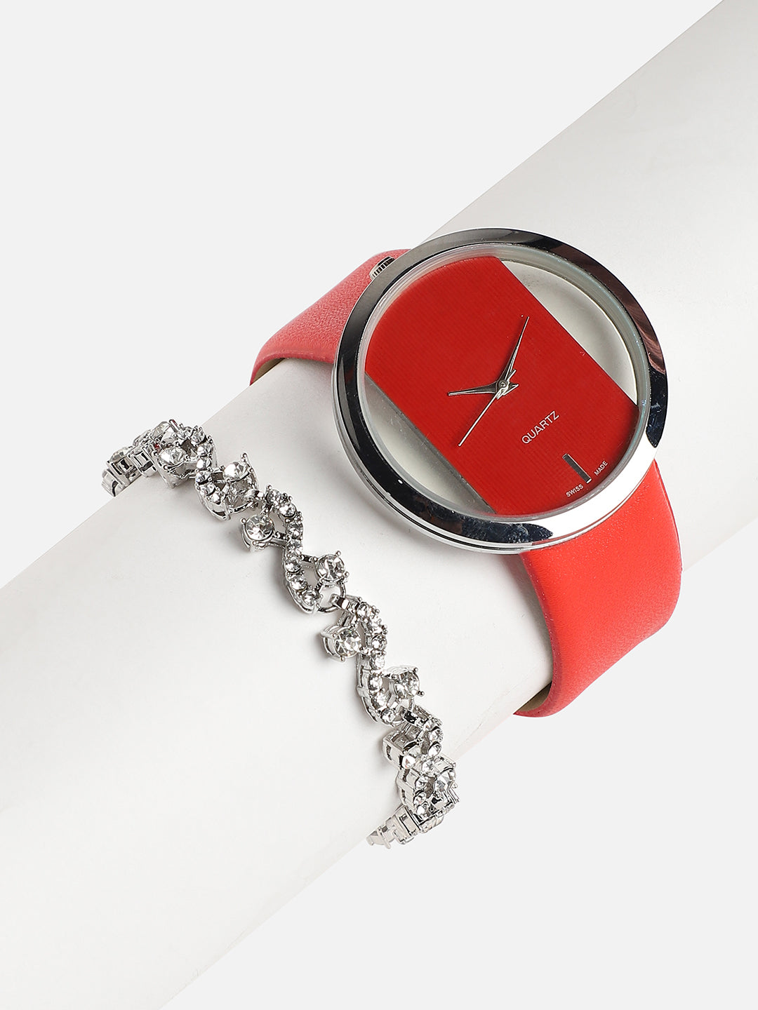 Chloe Red Watch Combo