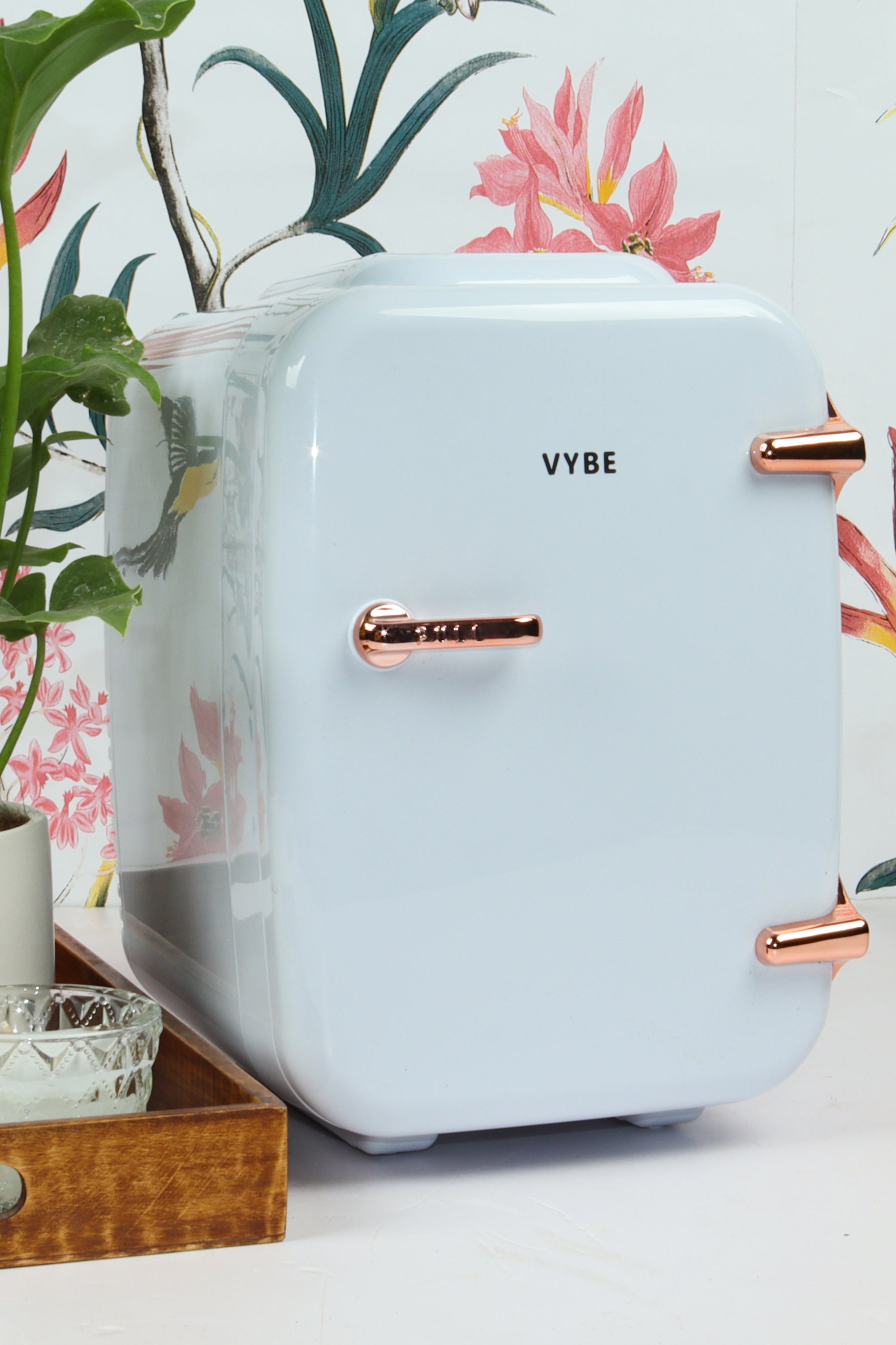 Vybe Mini Beauty Fridge (4 Liter):Ac/Dc Portable Thermoelectric Cooler & Warmer.Also Used As Car Mini Fridge For Long Travel.Used To Store - Serums,Moisturizers,Toners, Cream,Nail Polish (Vybe1001)