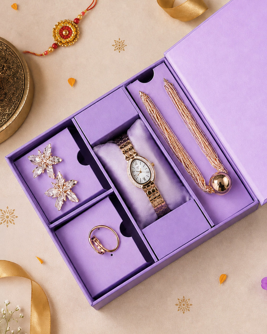 Jalwa The Rakhi Edit - Watch + Jewellery Gift Set