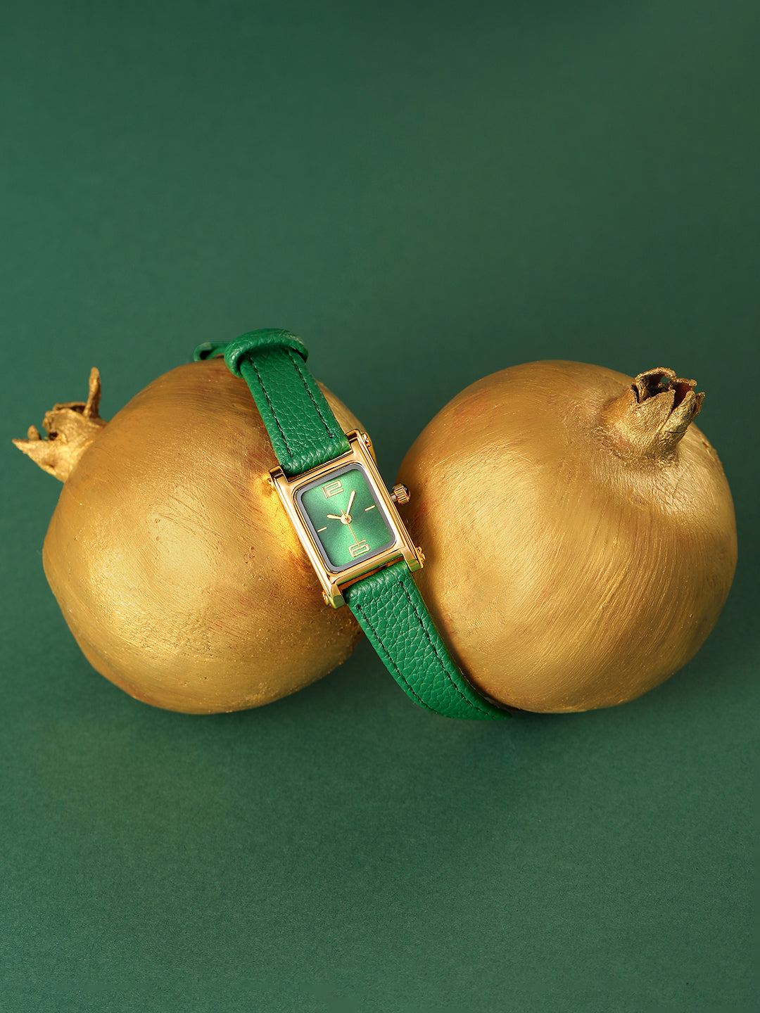 The Emerald Minimal Watch - Forest Green