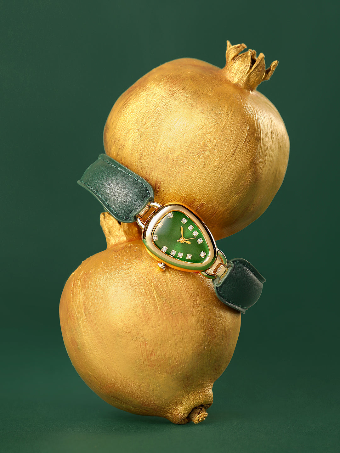 The Olive Designer Watch - Dark Black