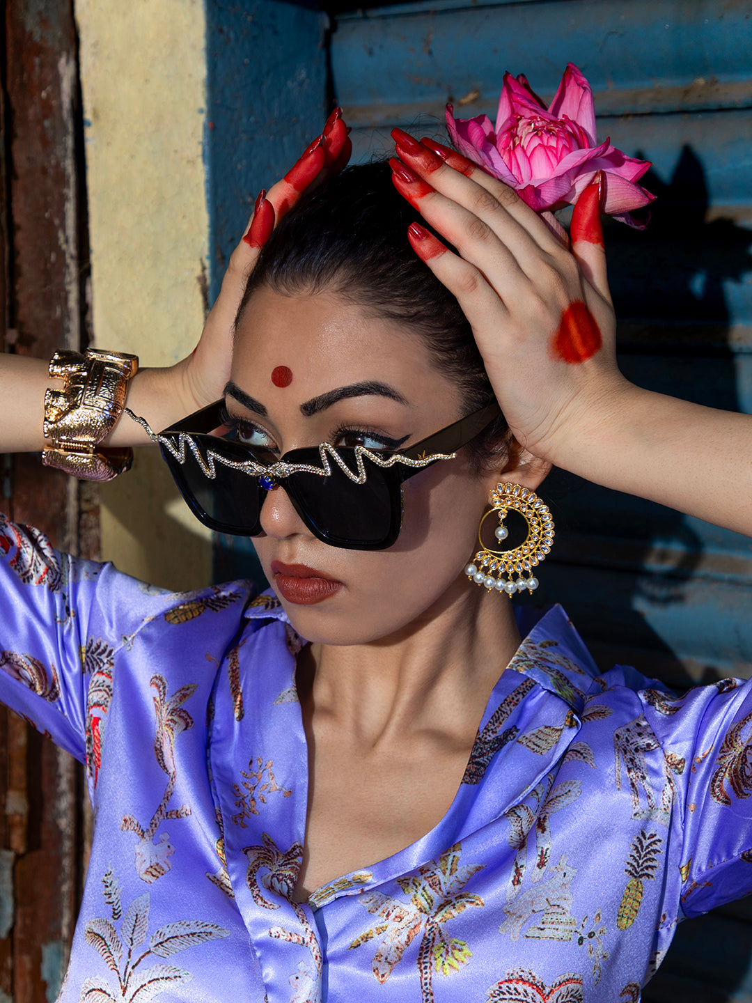 Glimmering Shades: Fashionably Embellished