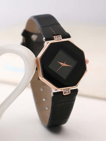 Black Analogue Watch