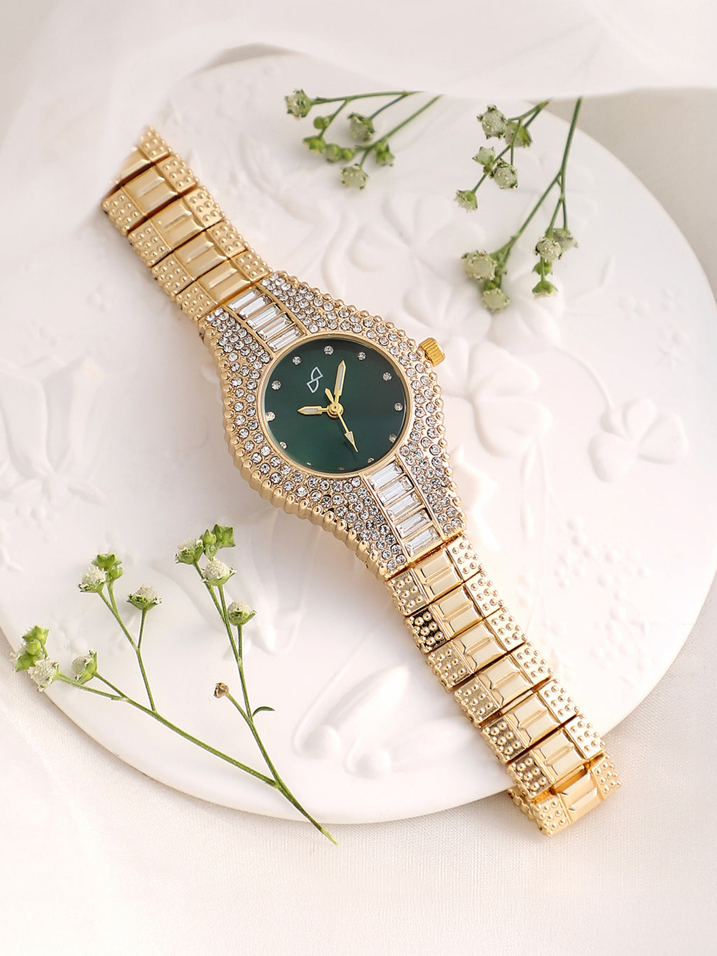 The Embellished Round Watch