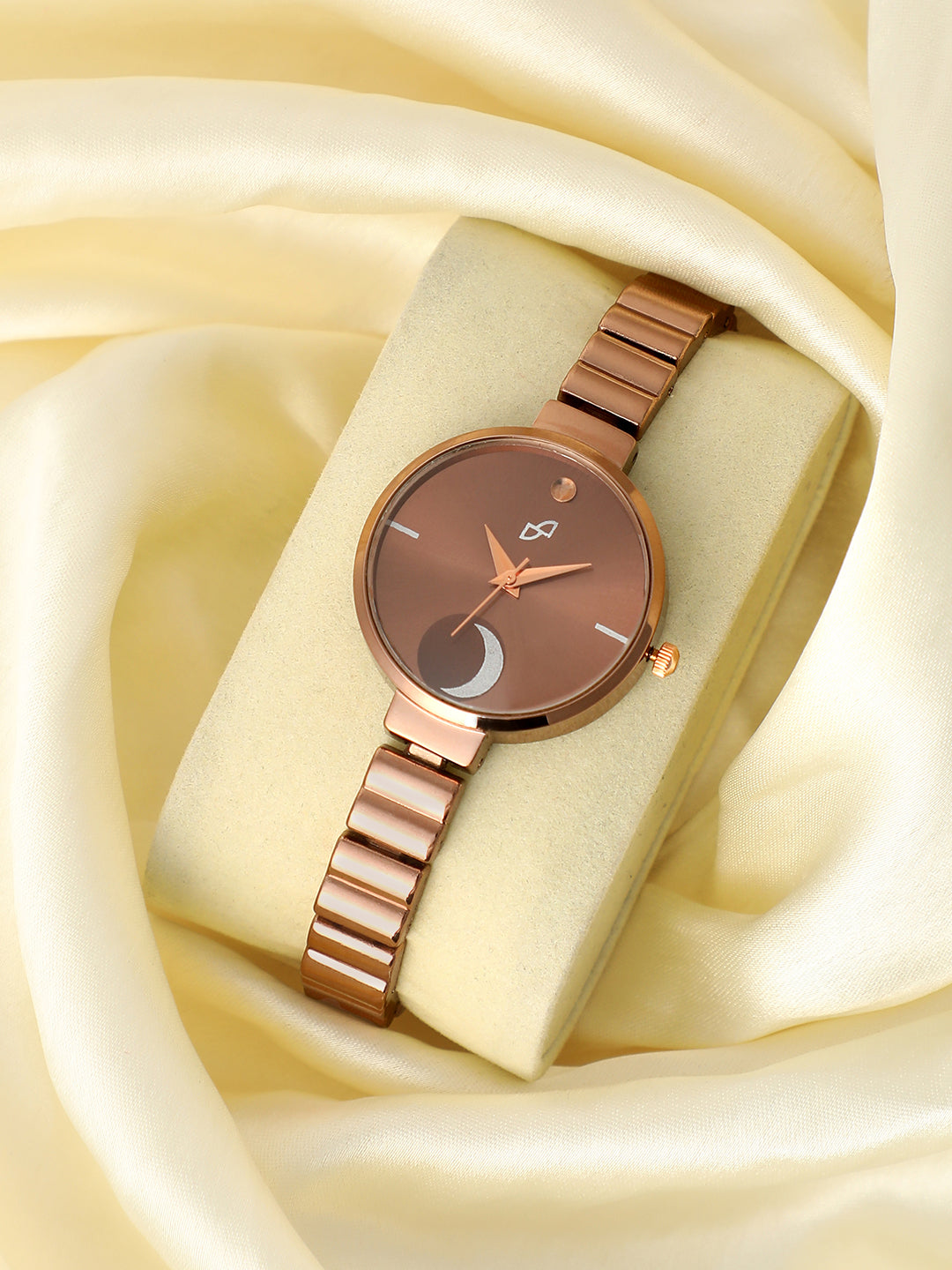 The Rosé Minimal Dial Watch - Blush Rose Gold