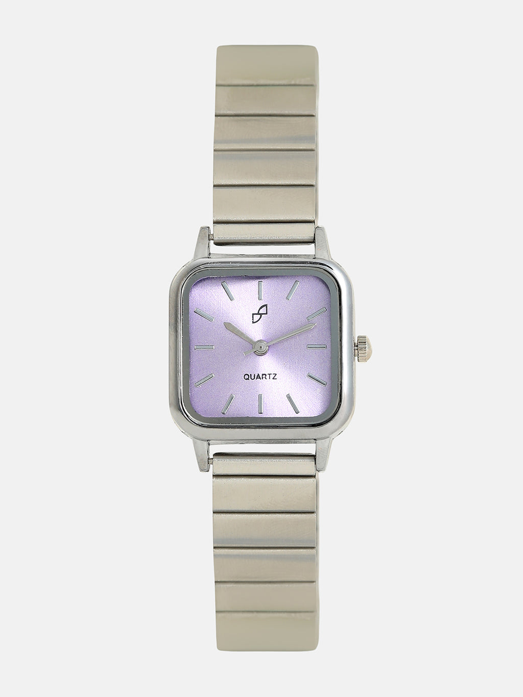 The Downtown Chain Square Watch - Iris Purple