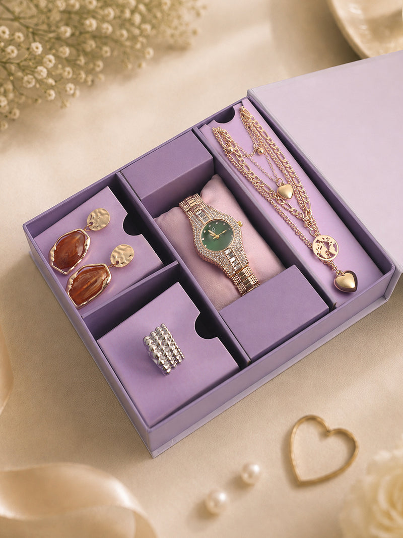 The Anniversary Edit - Watch + Jewellery Gift set