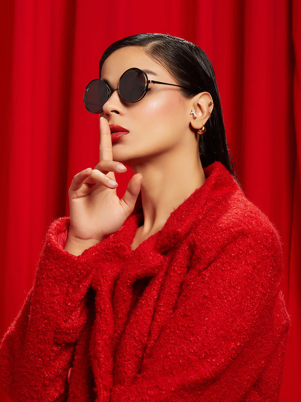 Black Round Sunglasses