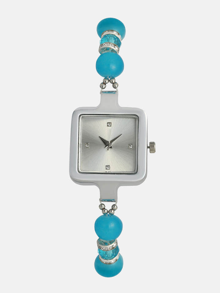 The Nizam Square Watch - Azure Blue