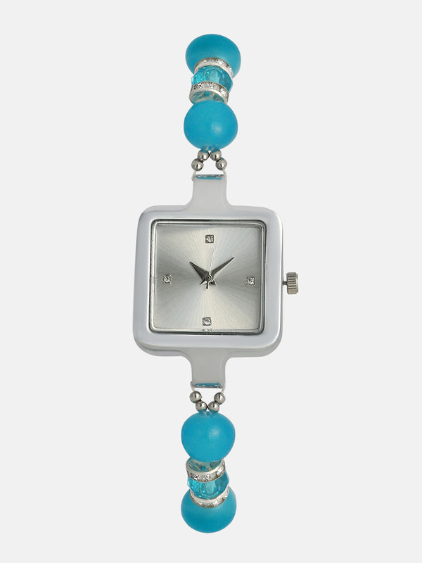 The Nizam Square Watch - Azure Blue