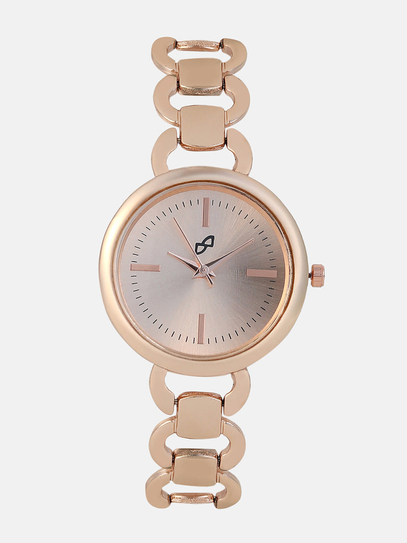 The Sequenza Round Watch - California Gold