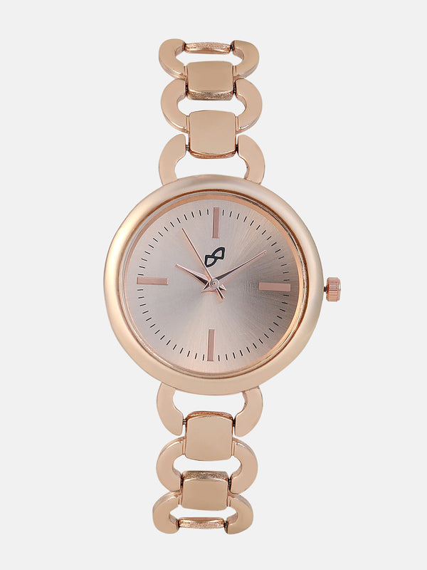 The Sequenza Round Watch - California Gold