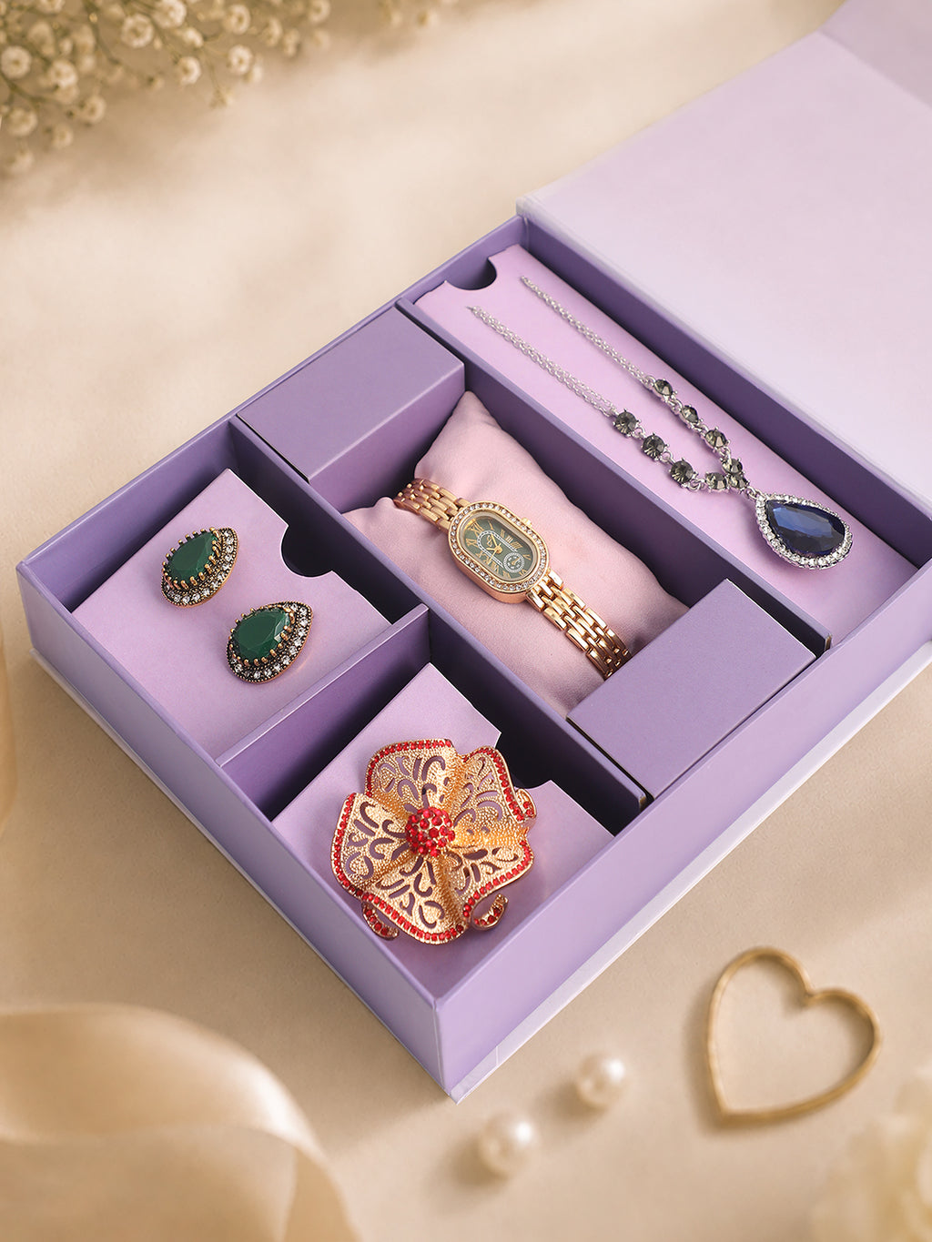 The Anniversary Edit - Watch + Jewellery Gift set