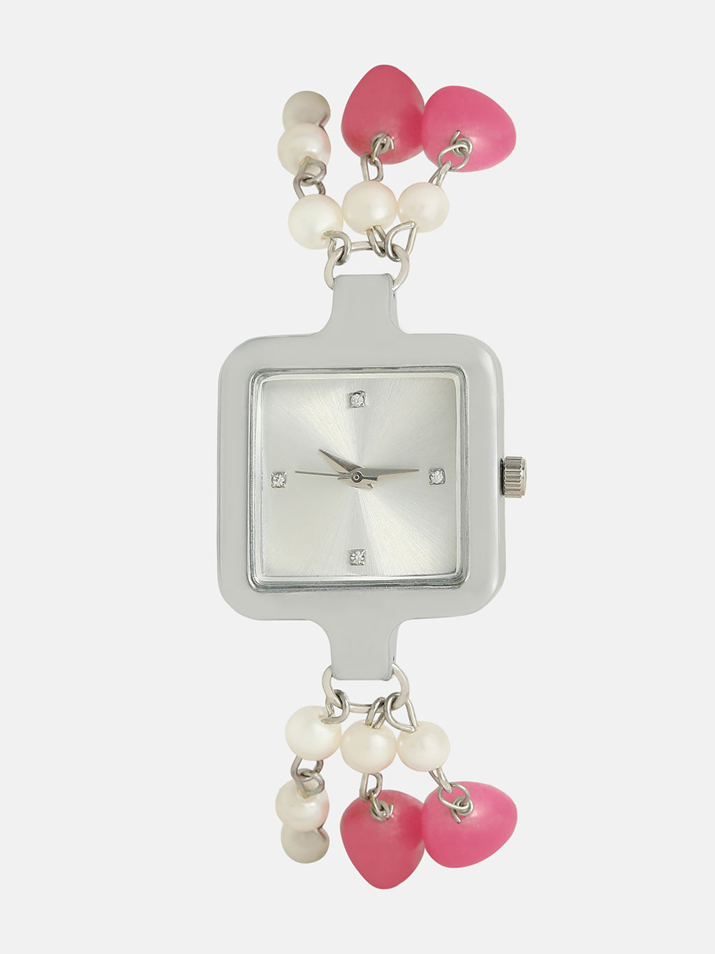 The Begum Square Watch - Ruby Red