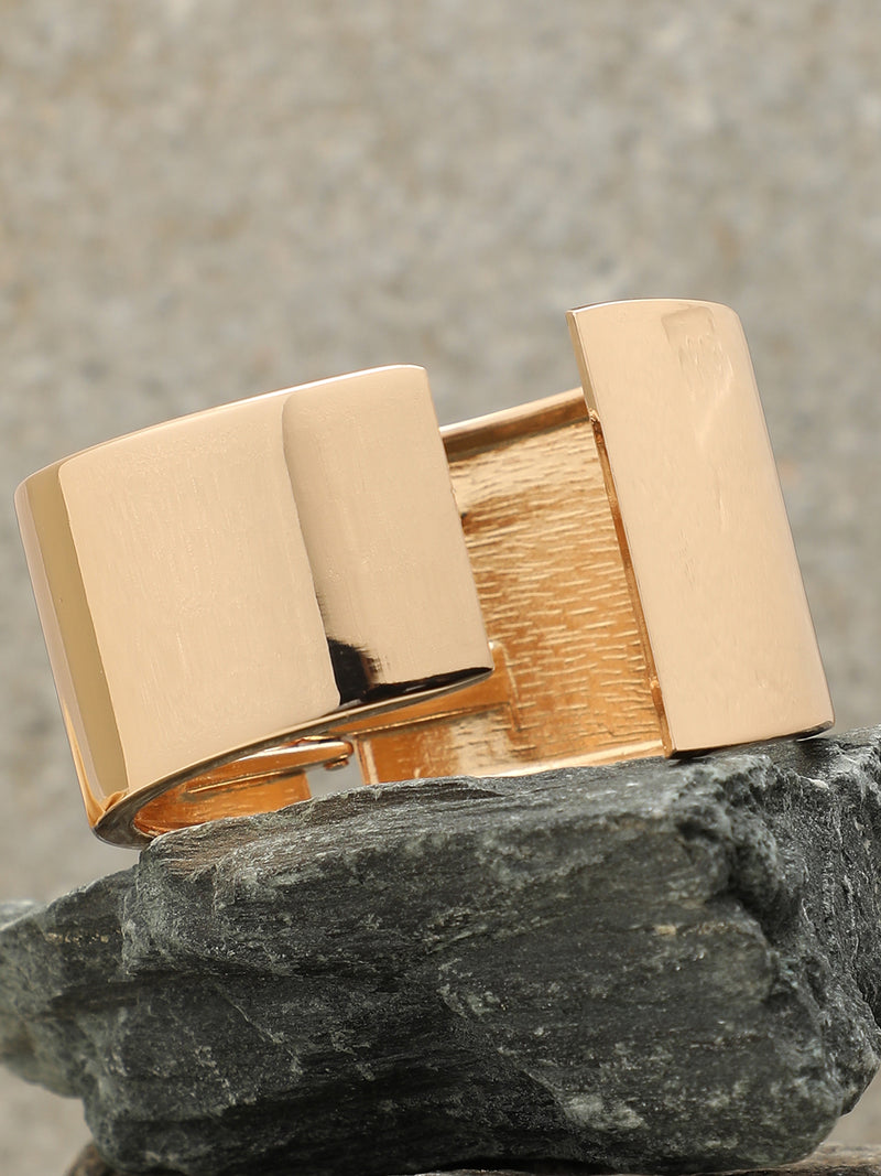 Women Gold-Plated Cuff Bracelet