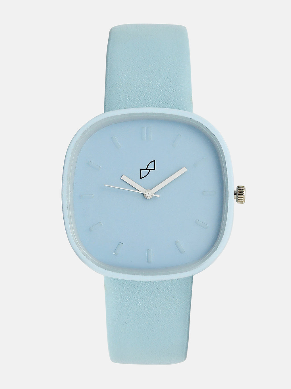 The Off-Duty Cushion Watch - Powder Blue