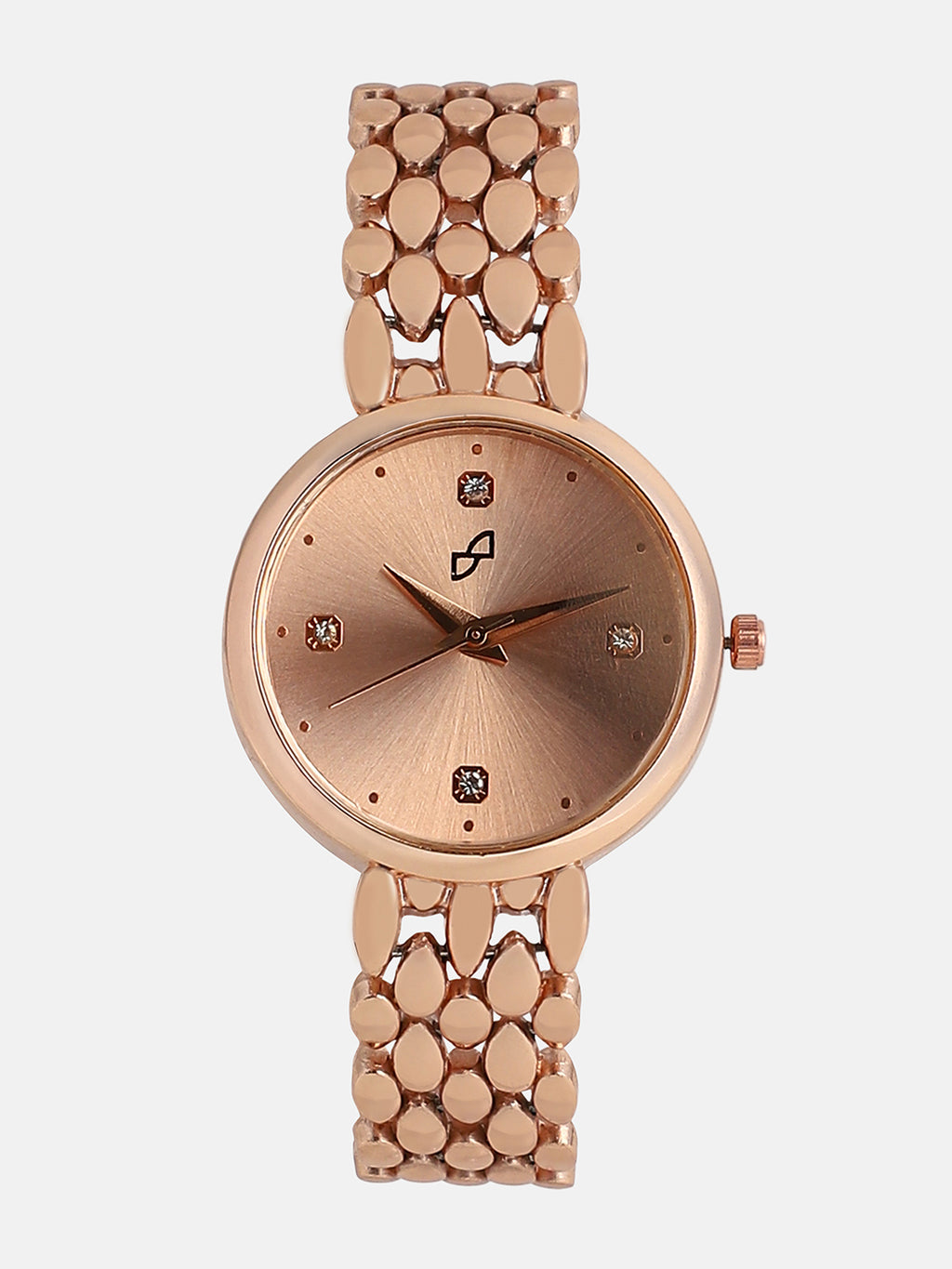 The Giorno-Venin Round Watch - Rose Gold