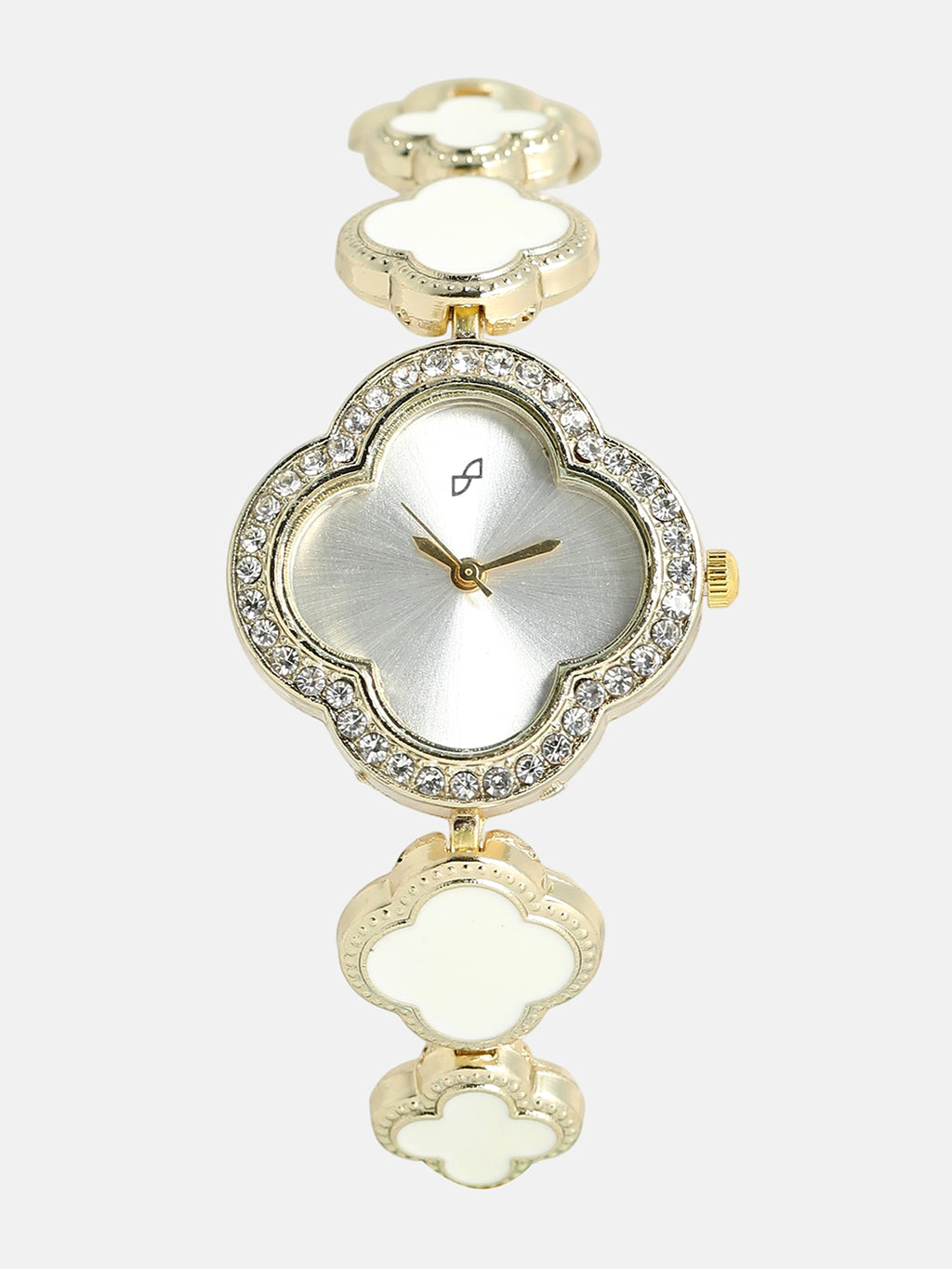 The Clover Watch - Ivory White