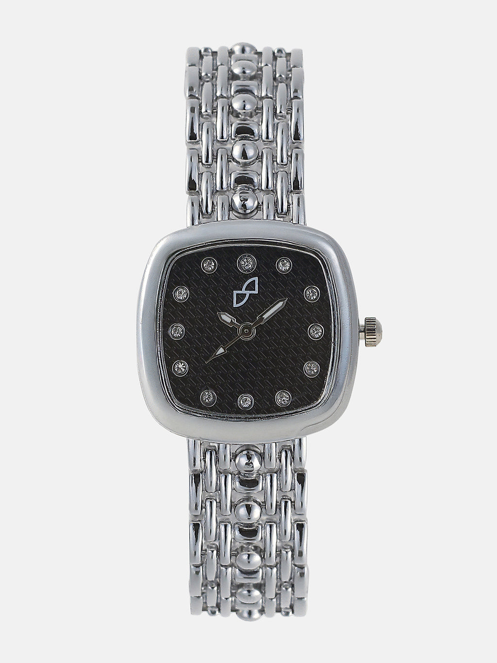 The Amuné Square Watch - Metallic Silver