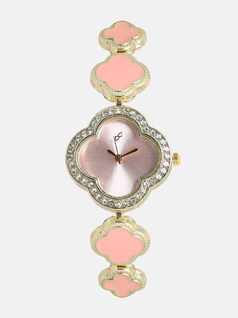The Clover Watch - Blush Pink