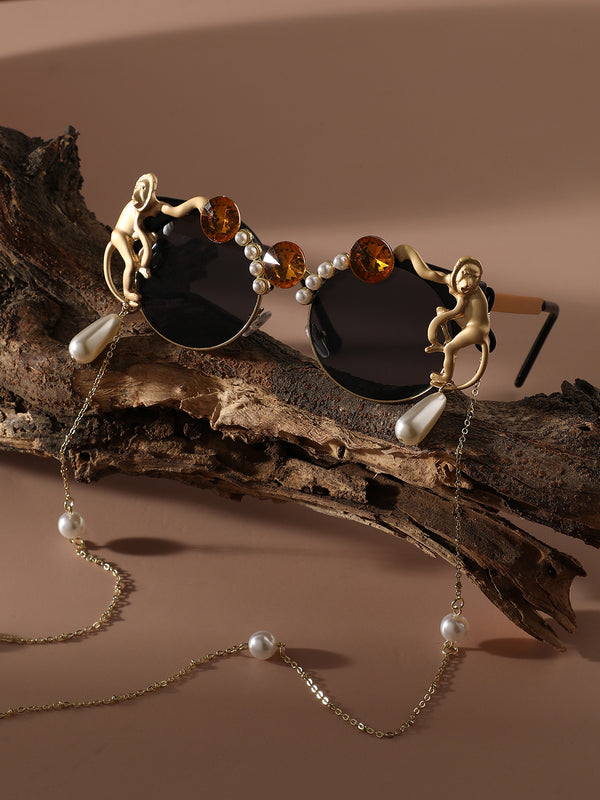 Glamour In The Sun: Embellished Sunglasses