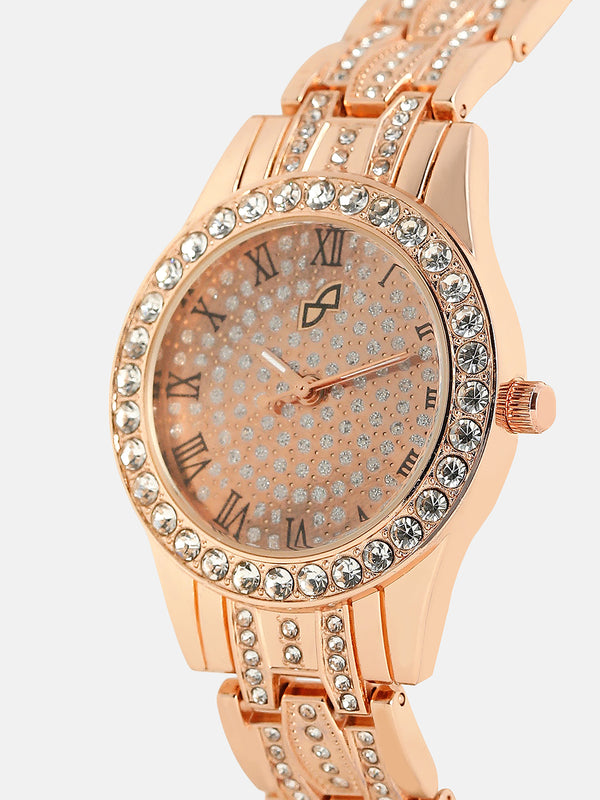 Ginny Rose Gold Watch
