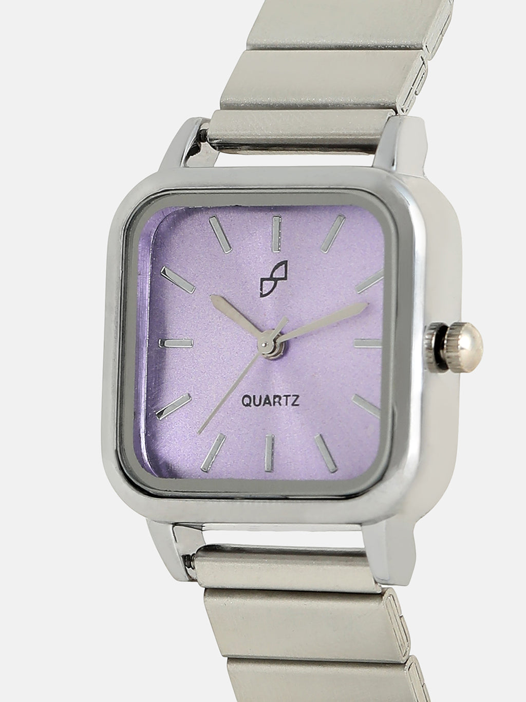 The Downtown Chain Square Watch - Iris Purple