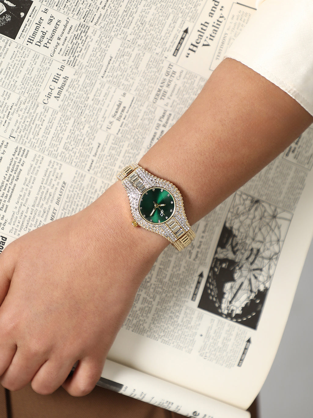 The Embellished Round Watch