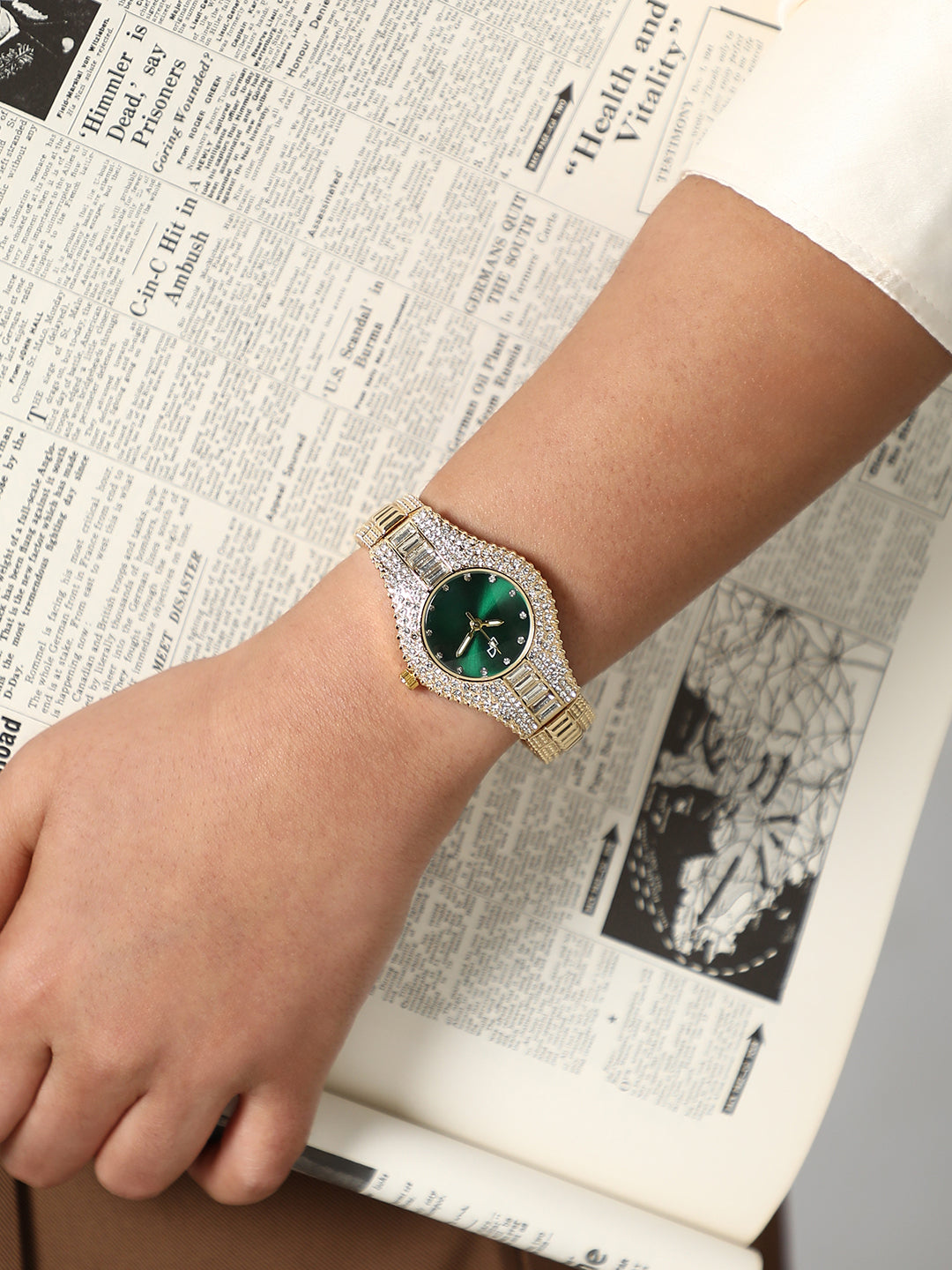 The Embellished Round Watch