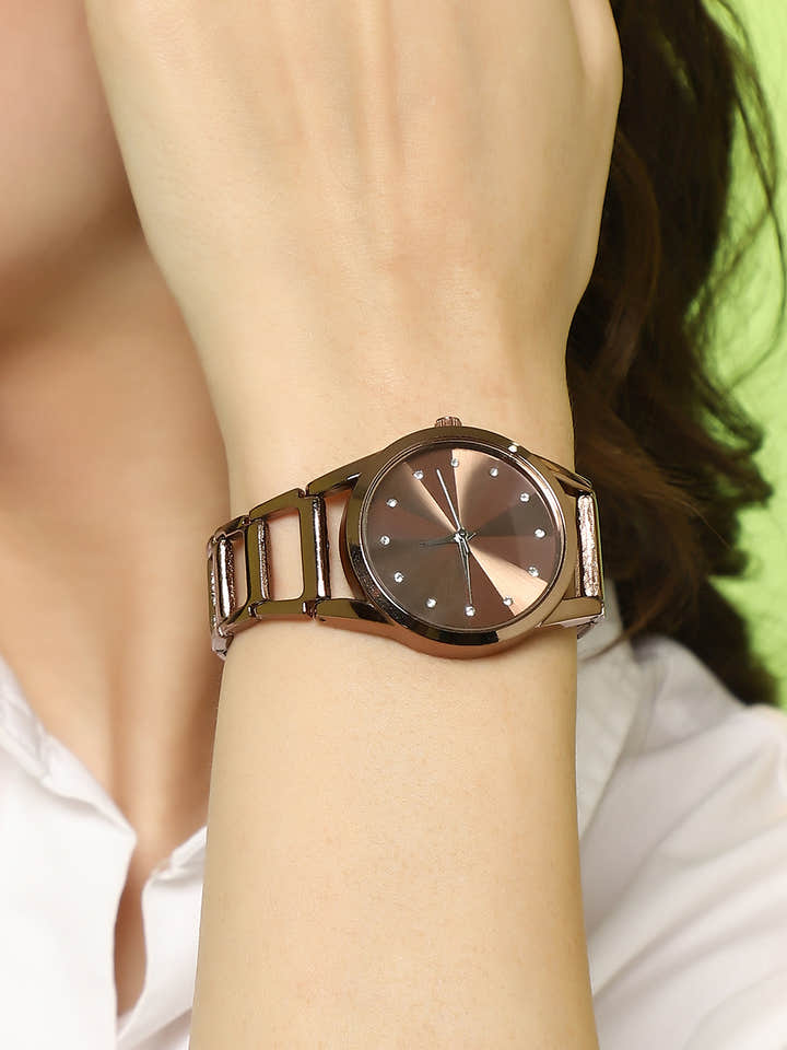 The Fetter Round Watch - Umber Brown