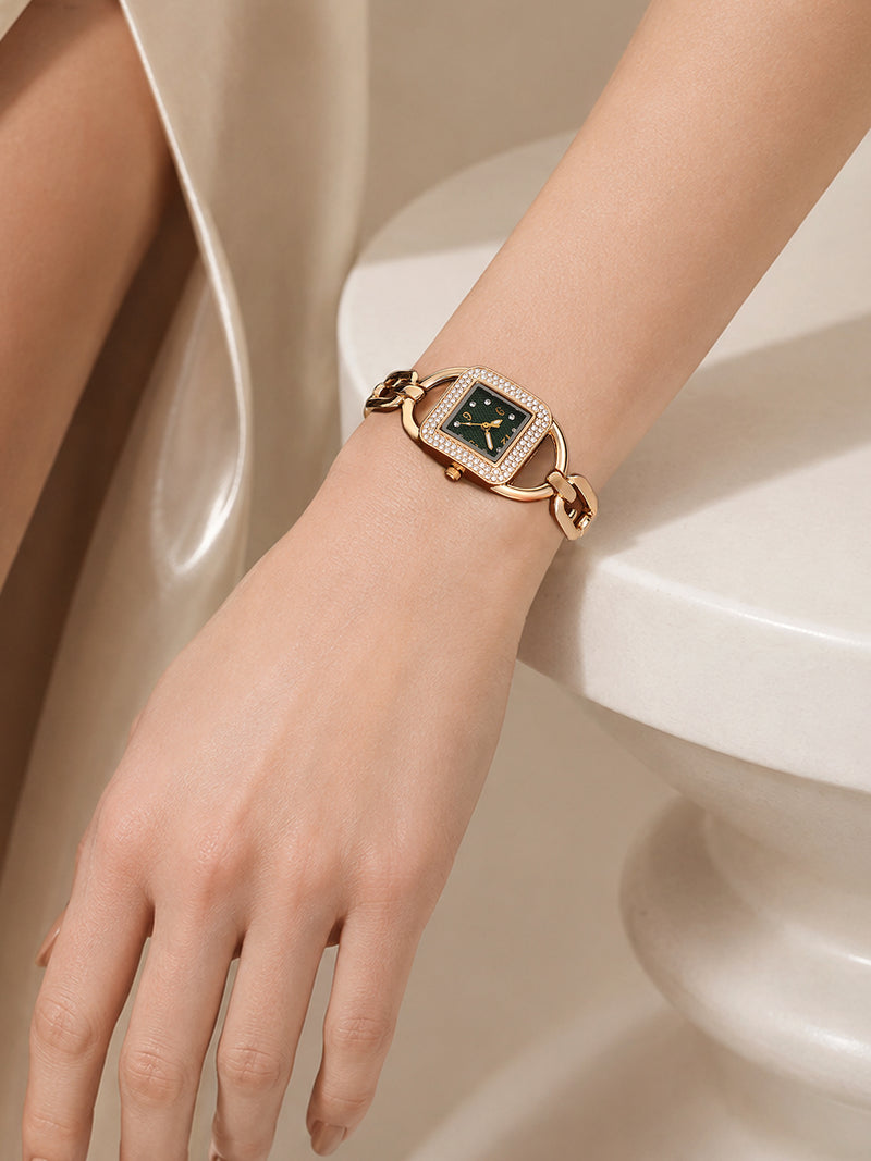 The Crystal Edge Watch - Gold