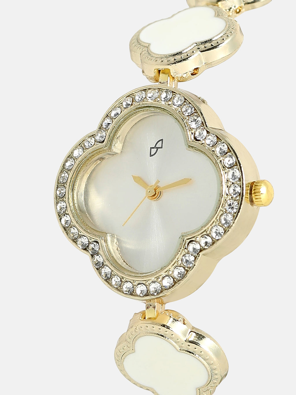 The Clover Watch - Ivory White