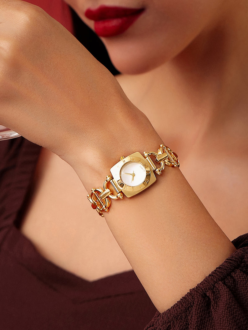 The Emerald Classic Watch - Gold