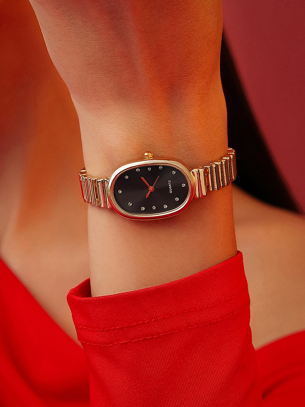 The Emerald Oval Watch - Royal Gold