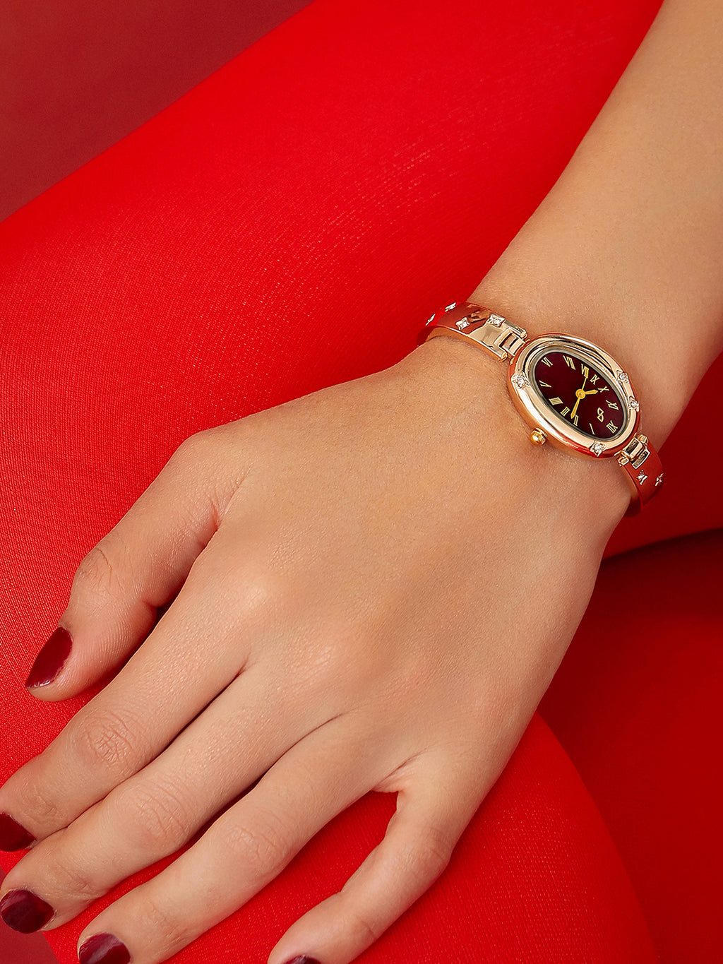 The Noir Halo Watch - Rose Gold