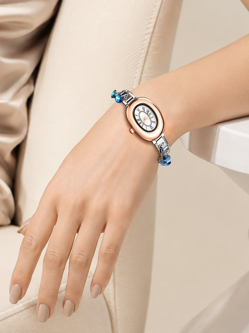 The Diamond Glow Watch - Silver