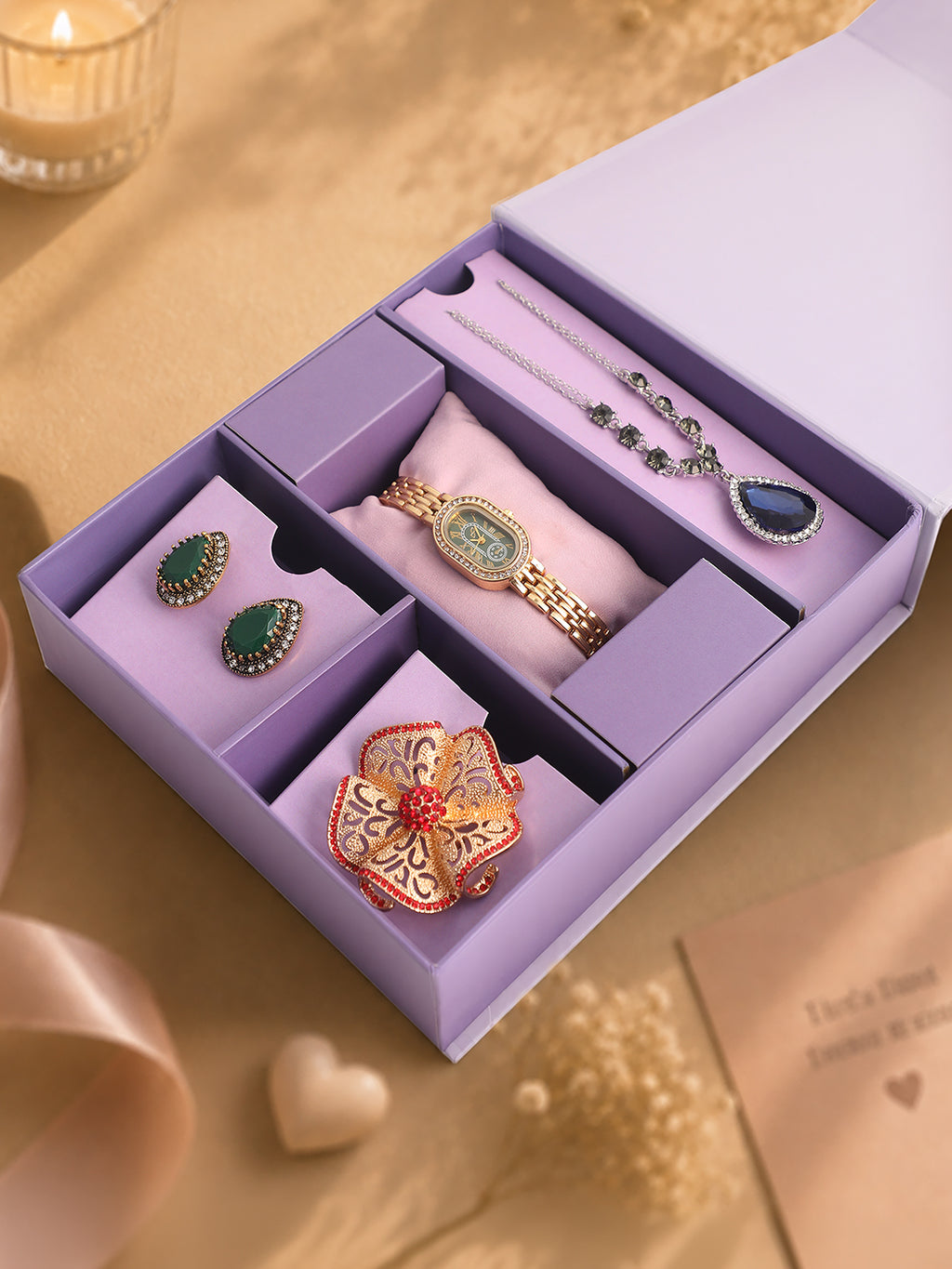 The Generic Edit - Watch + Jewellery Gift set