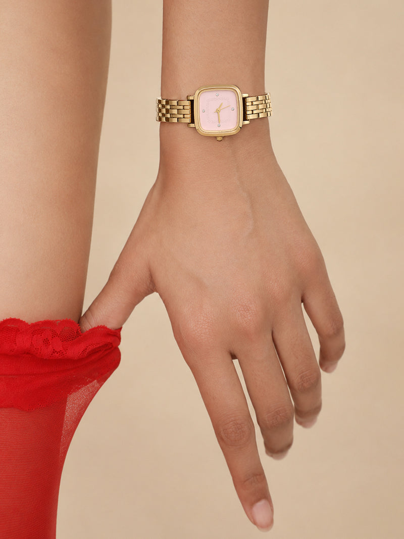 The Rosalie Square Watch - Gold