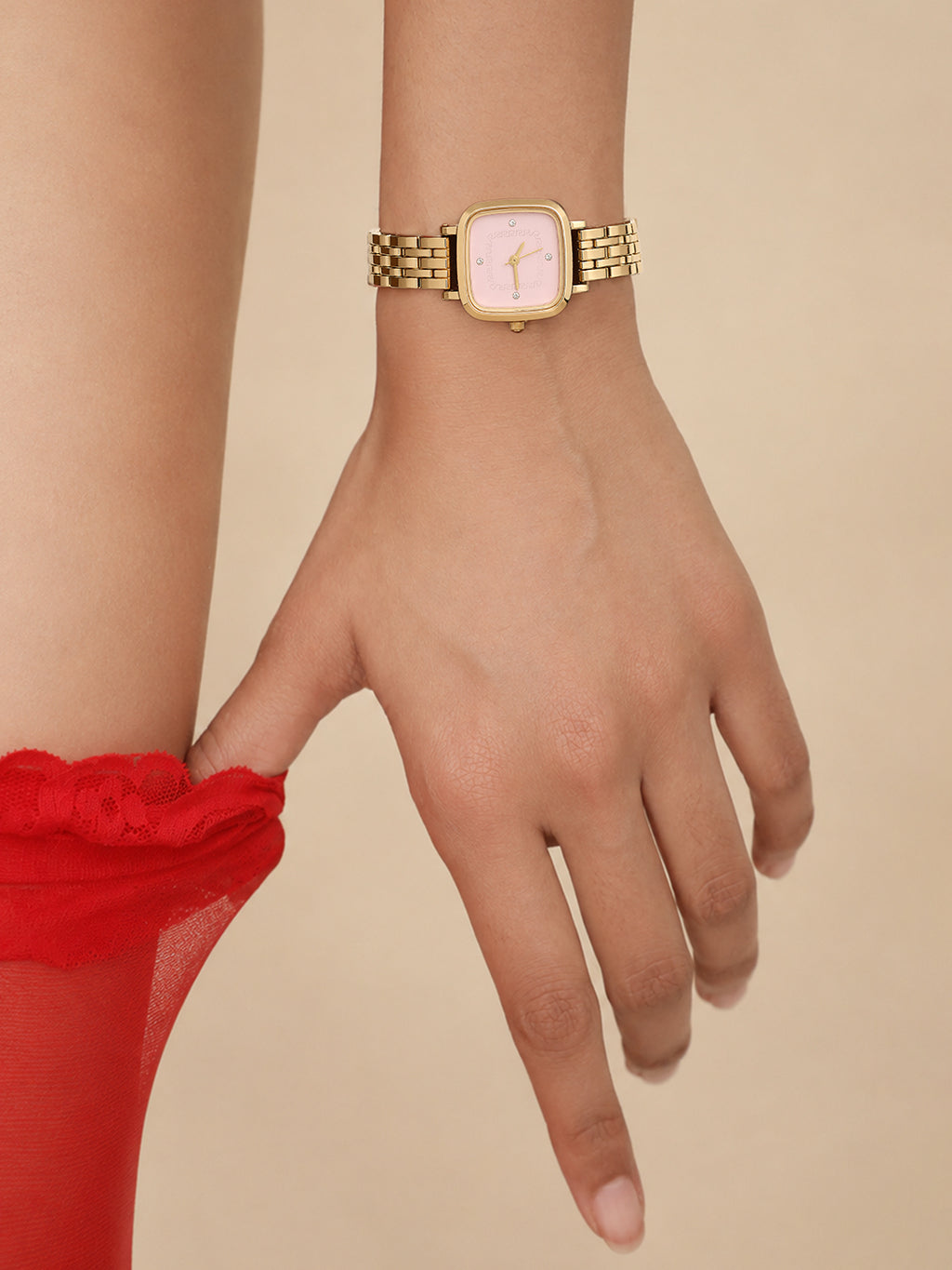 The Rosalie Square Watch - Gold