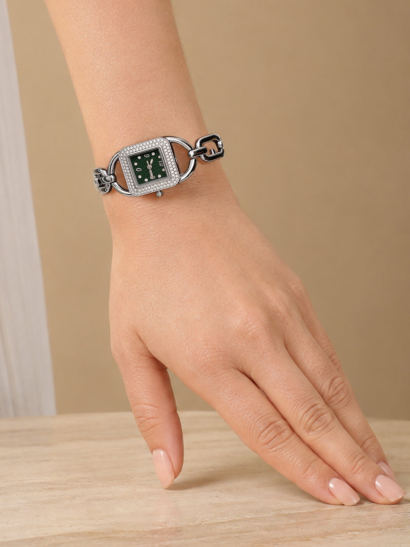 The Crystal Edge Watch - Silver