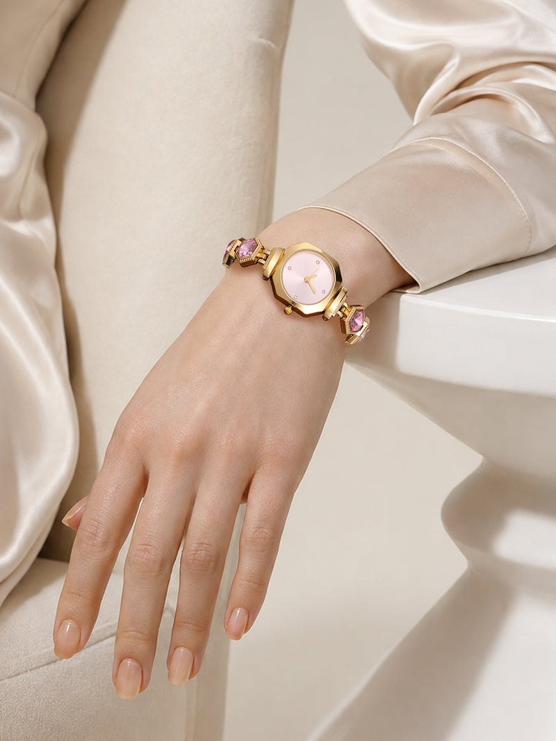 The Champagne Luxe Watch - Gold