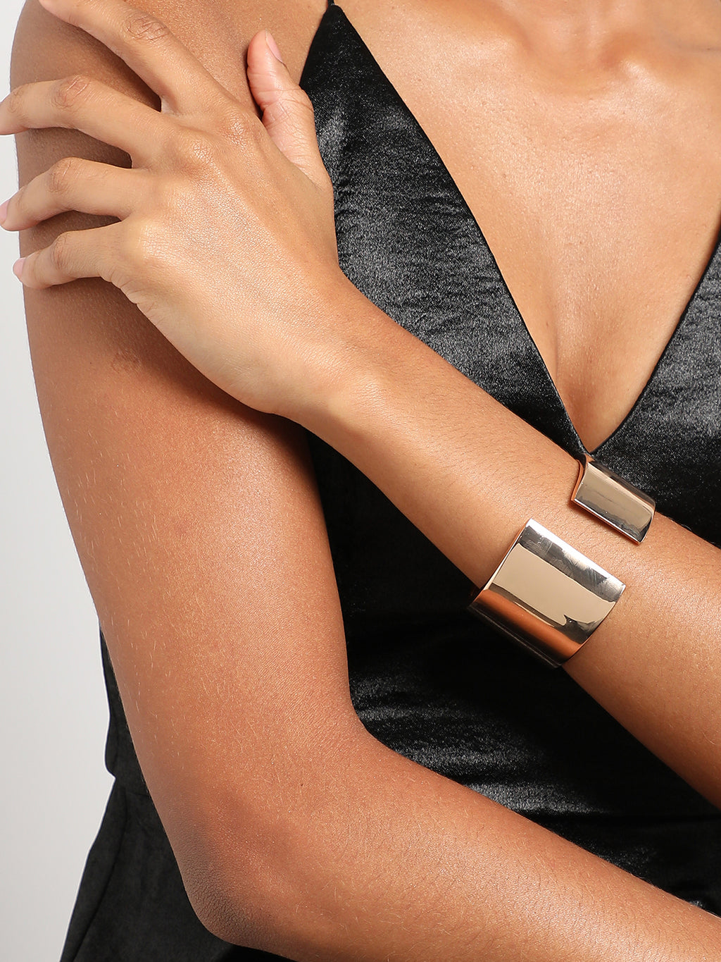 Women Gold-Plated Cuff Bracelet