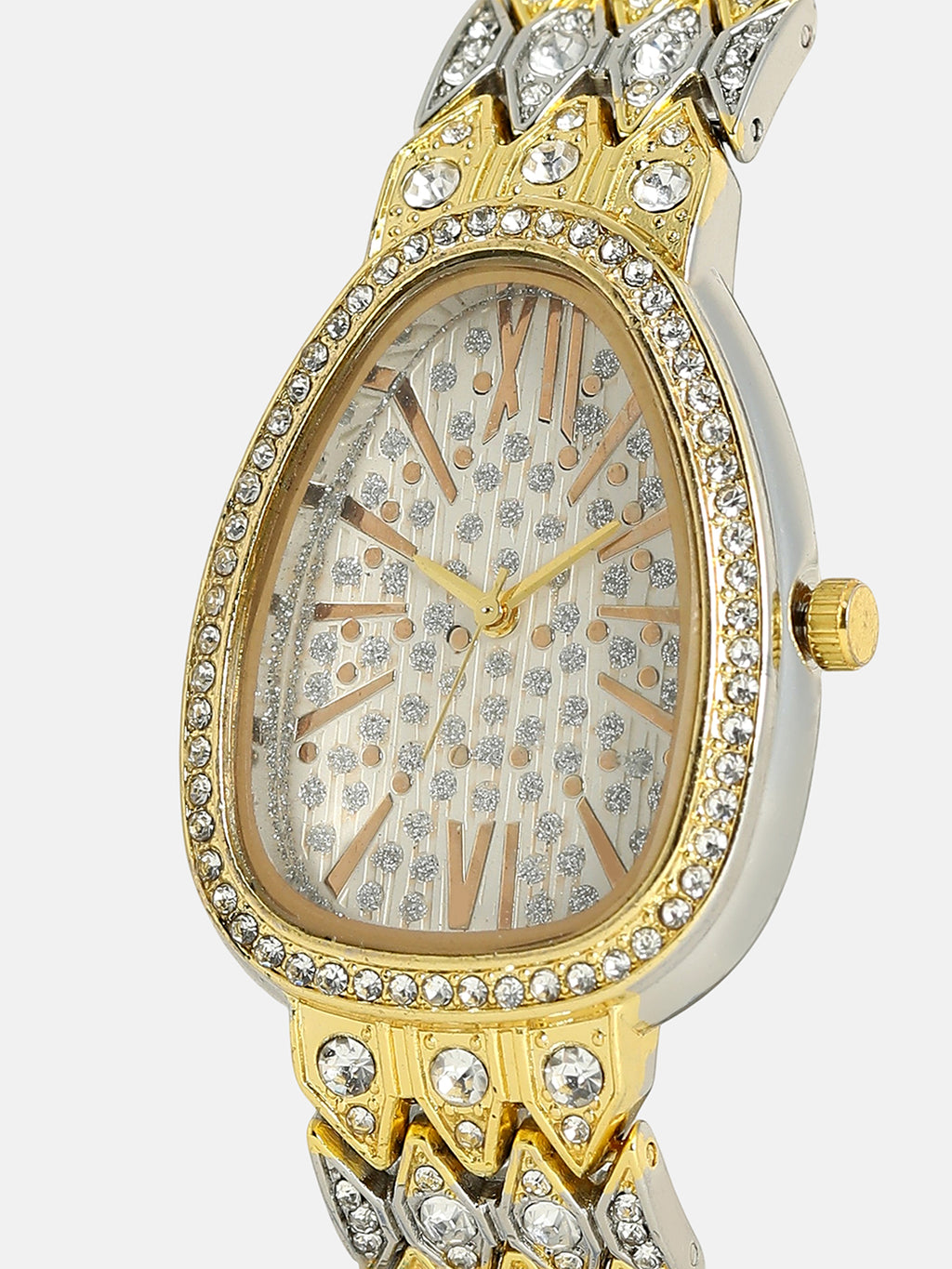 The Roman Ophidian Oval Watch - Ivory White
