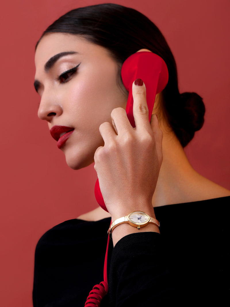 The Rosé Oval Watch - Blush Gold