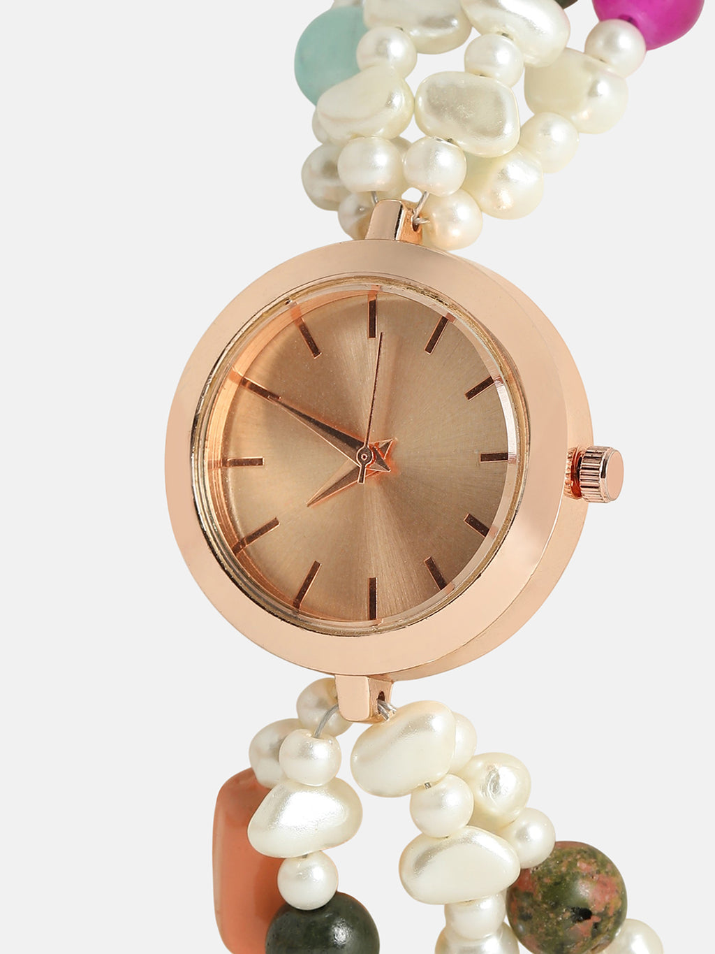 The Maryam Round Watch - Multicolour