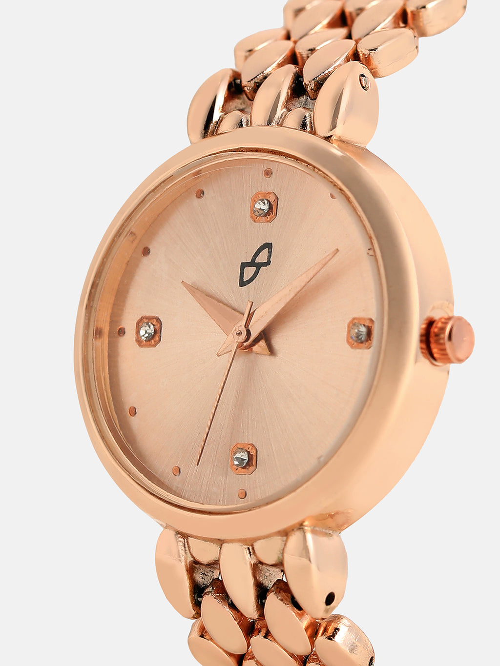The Giorno-Venin Round Watch - Rose Gold