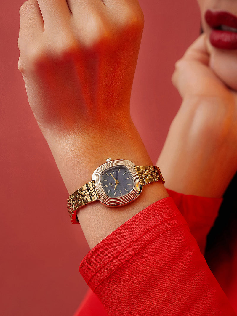 The Emerald Heritage Watch - Gold