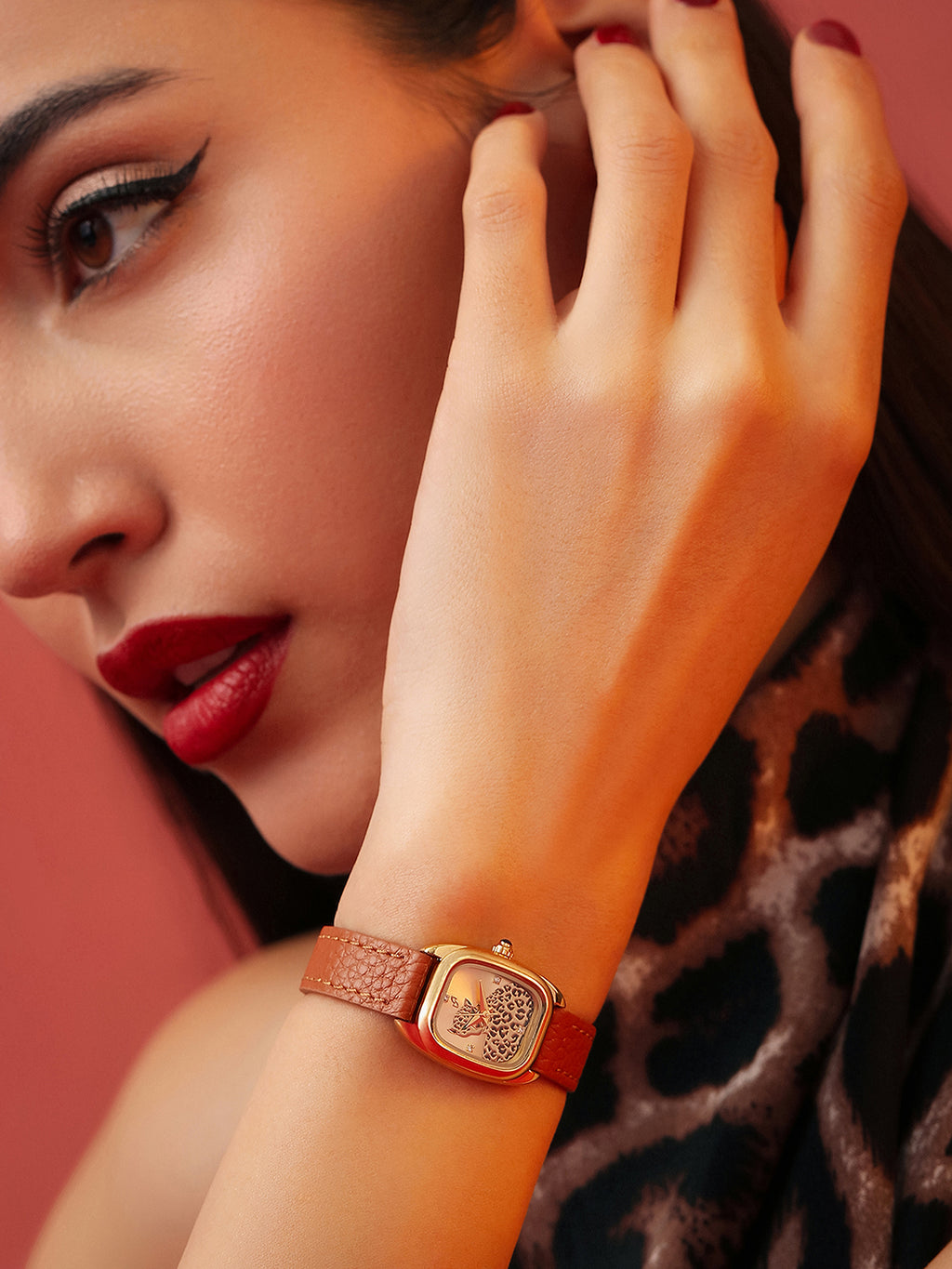 The Rose Leather Watch - Blush Rose