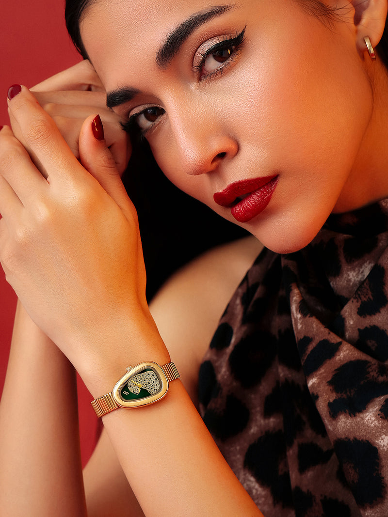 The Ivory Teardrop Watch - Rose Gold